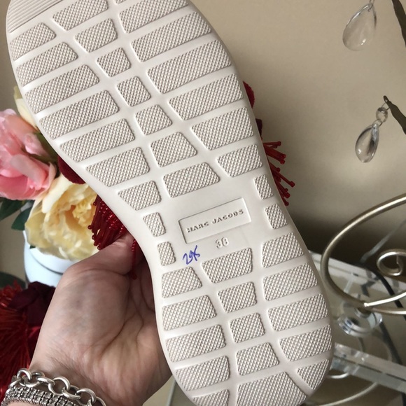 Rare MARC JACOBS Emerson Pompom Sport Sandals Slides - Picture 6 of 8